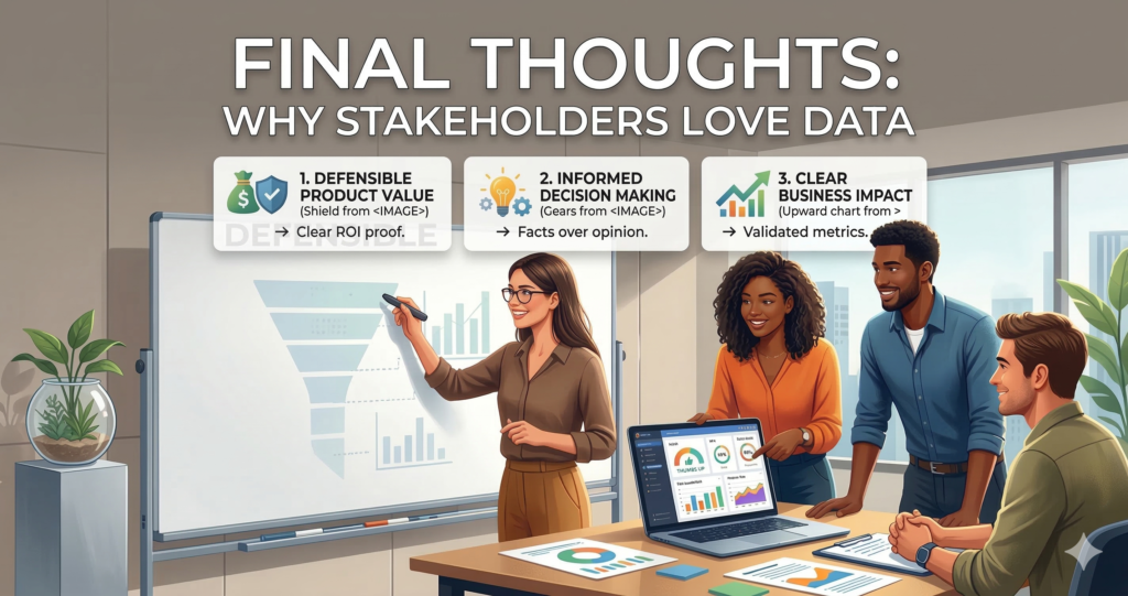 Final Thoughts Why Stakeholders Love Data.