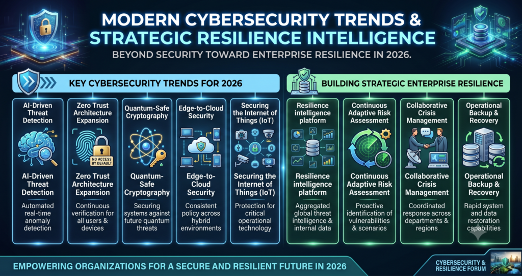 Modern Cybersecurity Trends and Strategic Resilience Intelligence: Beyond Security Toward Enterprise Resilience in 2026